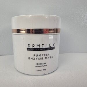 DRMTLGY Pumpkin Enzyme Mask Renew Exfoliate Hydrate‎ 5.5 oz New